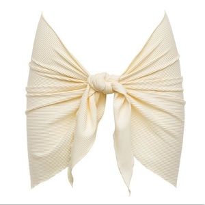 Montce Cream Rib Sarong NWT